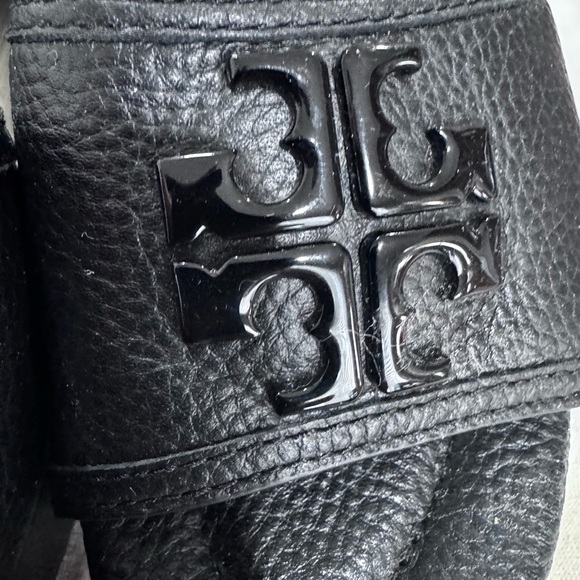 Tory Burch’ Ines Mule Sandal 55mm Black Leather Heeled Slide Size 7 (Never Worn) - Picture 15 of 17